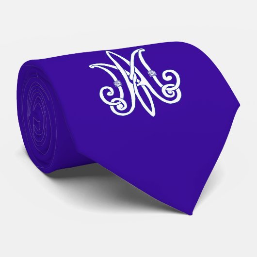 Marys Monogramm-Krawatte Krawatte (Gerollt)
