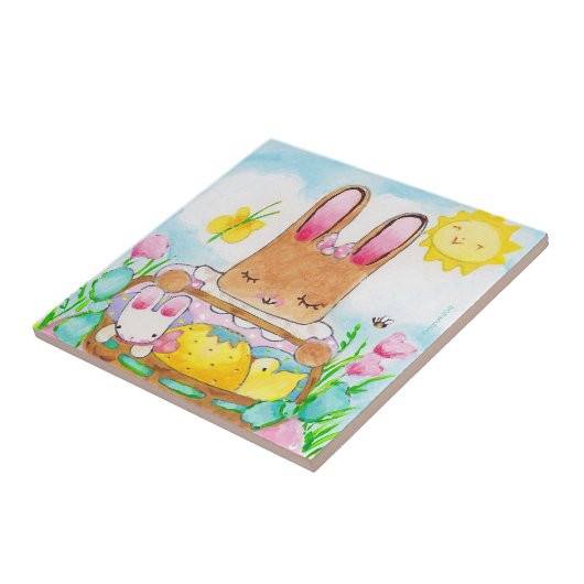 Marys Osterkörbe Fliese (Seite)