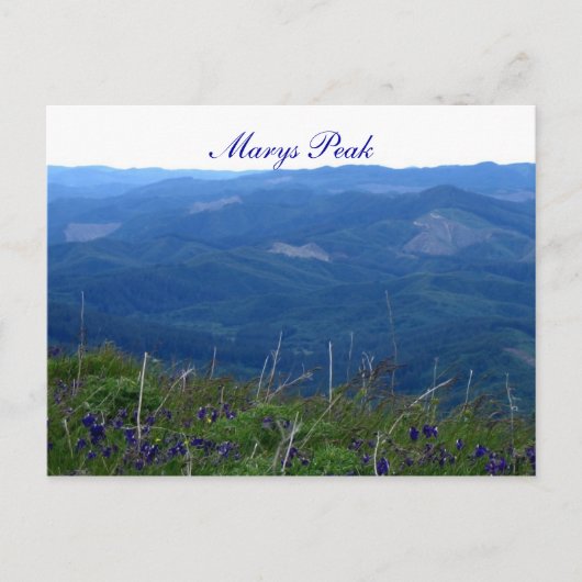 Marys Peak Postkarte (Vorderseite)