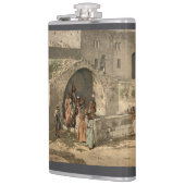 Mary's Well Bible Scene Flachmann (Links)