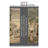 Mary's Well Bible Scene Flachmann (Rückseite)