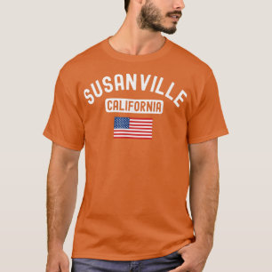 Marysville California Flag Vintag Cali Bear R T-Shirt