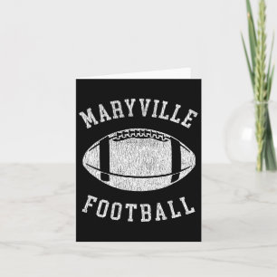 Maryville Football erschüttert Throwba der Vintage Karte