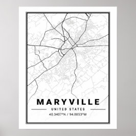 Maryville Tennessee USA Reisen Poster