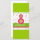 März8 März acht Internationaler Frauentag (Vorne/Hinten)