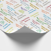 März, 16 Geburtstagsgeschenkpapier Geschenkpapier (Ecke)