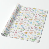 März, 17 Geburtstag Geschenkpapier (Ungerollt)