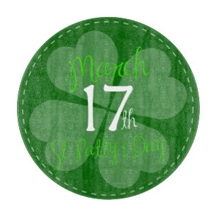 März 17. St. Patty's Day Celebration Schneidebrett
