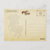 März 1884 Almanac. Aries, der Ram Postkarte (Rückseite)