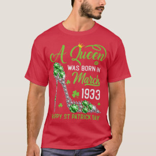 März 1933 90. Geburtstag Happy St Patrick's Day Sh T-Shirt