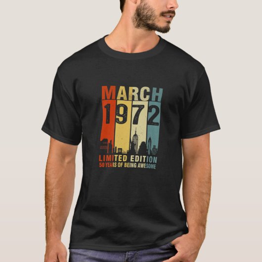 März 1972 Limited Edition 50 Jahre Aweso sein T-Shirt (Vorderseite)