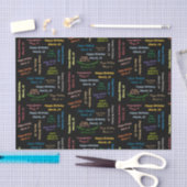 März, 19 Geburtstagsgeweih Seidenpapier (Handwerk)