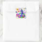 März, 19 Kindergeburtstag Aufkleber (Tasche)