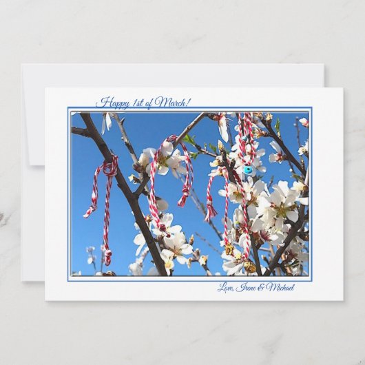 März 1 Grußkarten (Vorderseite)