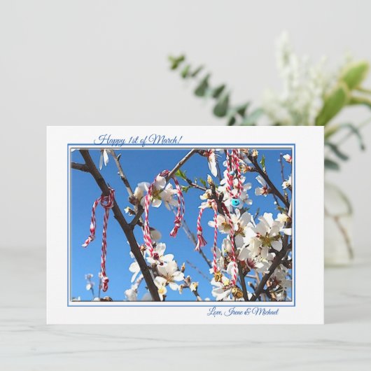 März 1 Grußkarten (Stehend Vorderseite)