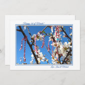 März 1 Grußkarten (Vorne/Hinten)