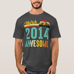 März 2014 Geburtstagsgeschenk Shirt Vintager März