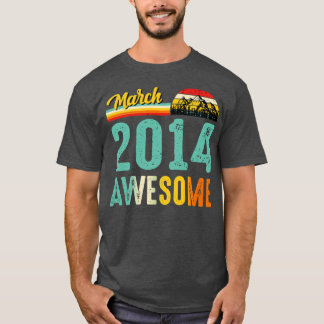 März 2014 Geburtstagsgeschenk Shirt Vintager März