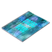 März 2016 Lila Turquoise Monatsbericht Notizblock (Linke Seite)