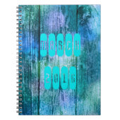 März 2016 Lila Turquoise Monatsbericht Notizblock (Vorderseite)