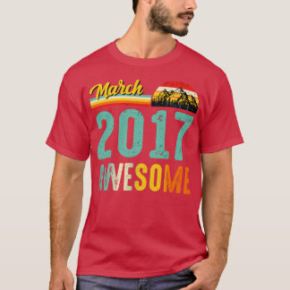März 2017 Geburtstagsgeschenk Shirt Vintager März