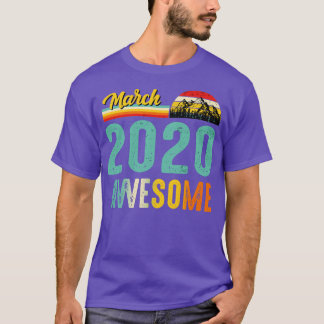 März 2020 Geburtstagsgeschenk Shirt Vintager März