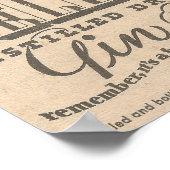 März 23, 1935 und Dixie Belle Gin Poster (Ecke)