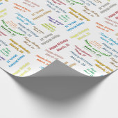 März, 25 Geburtstag Geschenkpapier (Ecke)