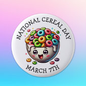 März 7. Tag des Getreides Button