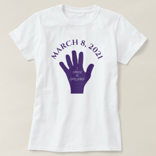 März 8 - Frauentag 2021 T-Shirt (Design vorne)