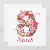 März 8. Internationaler Frauentag (Vorne/Hinten)