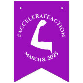 März 8 Internationaler Frauentag 2025 Wimpelkette (Erste Fahne)