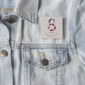März 8. Internationaler Frauentag Button (Beispiel)