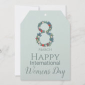 März 8 Internationaler Frauentag Einladung (Vorderseite)