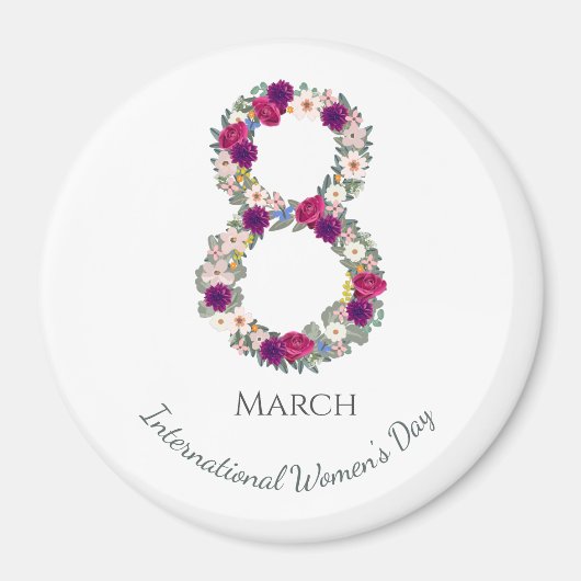 März 8. Internationaler Frauentag Magnet (Vorne)