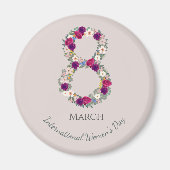 März 8. Internationaler Frauentag Magnet (Vorne)