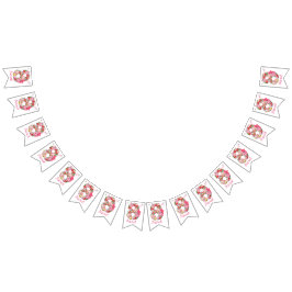 März 8. Internationaler Frauentag Wimpelkette