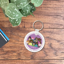 März 8 Internationaler Schlüsselanhänger zum Fraue