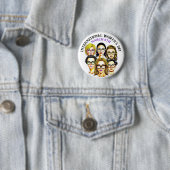 März 8 ist der Internationale Frauentag Button (Beispiel)