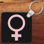 März 8 ist der Internationale Frauentag Schlüsselanhänger (Rückseite)