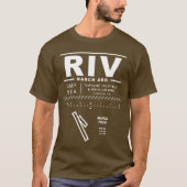 März Air Reserve Base ARB März Field RIV T - Shirt (Vorderseite)