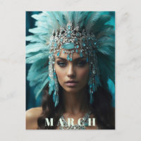 *~* MÄRZ AP53 Boho Headdress AQUAMARINE