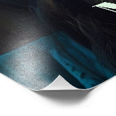 *~* MÄRZ AP53 Headdress AQUAMARINE Boho Fotodruck (Ecke)