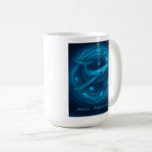 März Aquamarine - Wal & Ocean Gem Kaffeetasse (VorderseiteRechts)