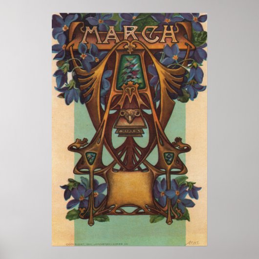 März - Äries Poster (Vorne)