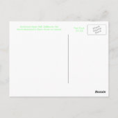 März Auditorium Music Hall Baltimore MD Postkarte (Rückseite)