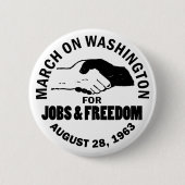 März auf Washington Button (Vorderseite)