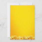 März Birth Blume Geburtstag personalisierbar Einladung (Rückseite)