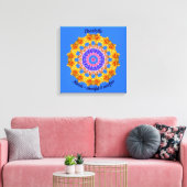 März Birth Blume Personalisiert Mandala Zen Art Leinwanddruck (Insitu (Wohnzimmer))