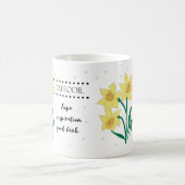 März Birth Blume Tasse mit Blume Meanings (Mittel)